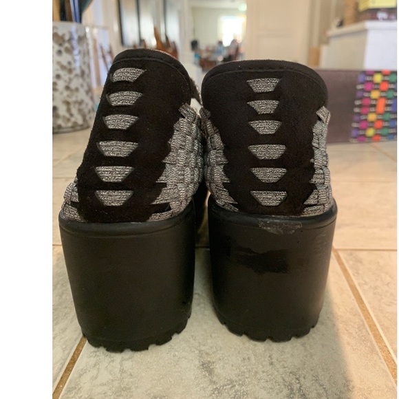 Bernie Mev Heels/Pumps PLATFORM PEEP TOE 40 Gray - Picture 4 of 8